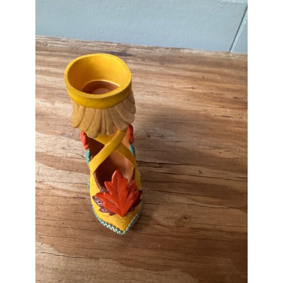 Pocahontas Disney Parks Runway High Heel Shoe Ornament By Artist Cody Jones - Picture 4 of 7